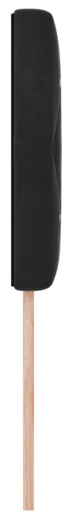 LED Fejtámla LED -es lámpákkal Argyle Fekete 90 cm Bársony