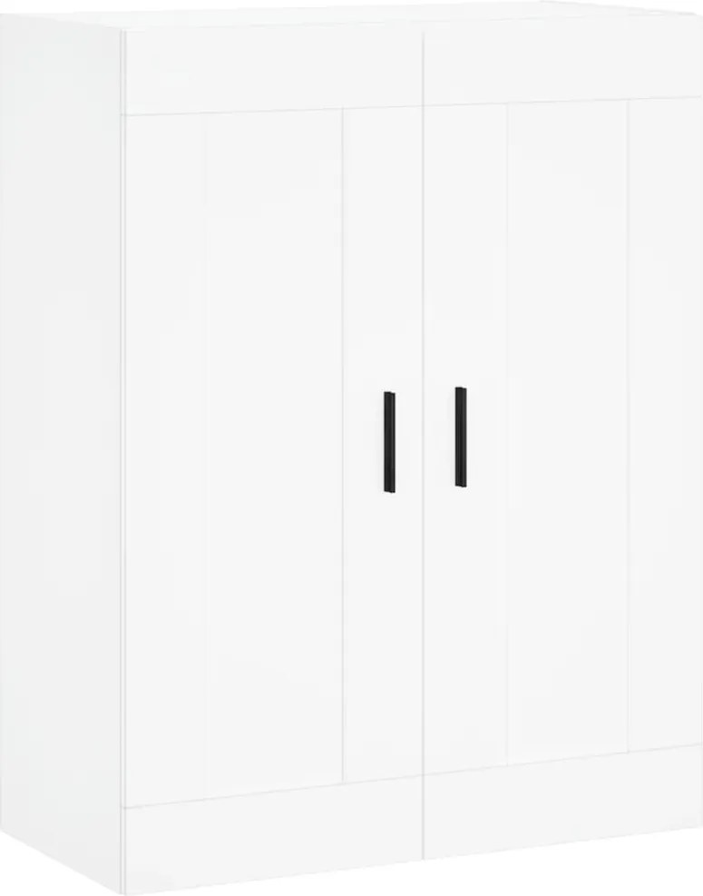 vidaXL fehér szerelt fa fali szekrény 69,5 x 34 x 90 cm
