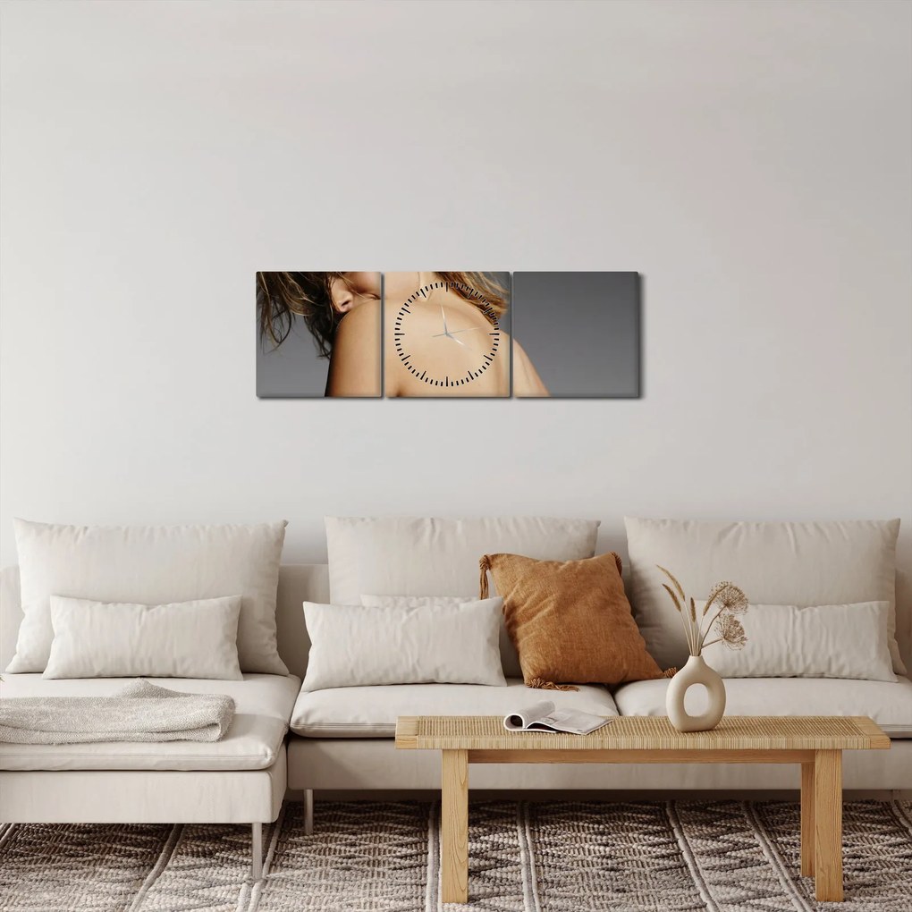 Fürdő nő képe (órával) (90x30 cm)
