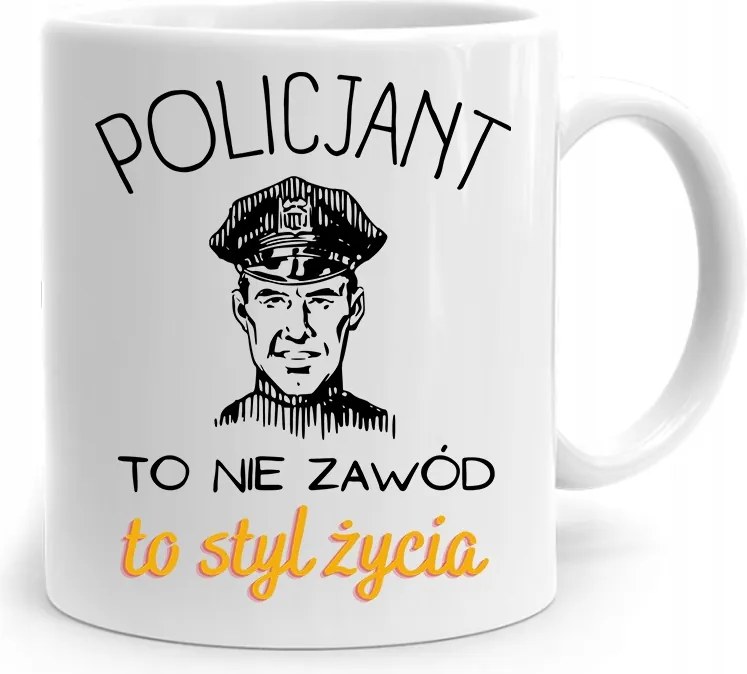 Rendőrnői Bögre Egy Életstílus, fényképes nyomtatással