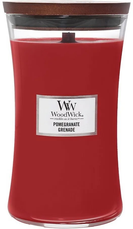 WoodWick Illatosító gyertya nagy váza Pomegranate,609 g