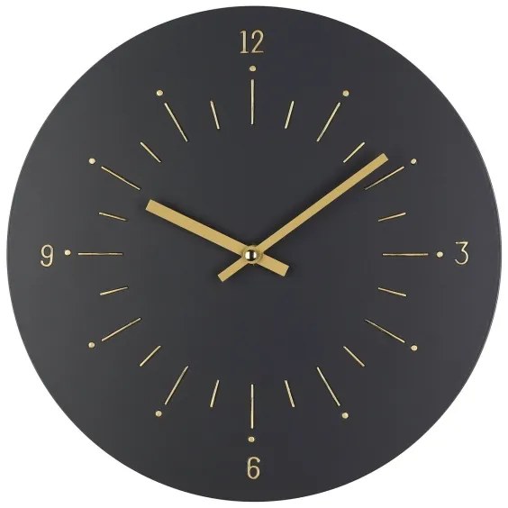 Eglo 425509 - Falióra TAKAHAGI 1xAA átm. 30 cm fekete