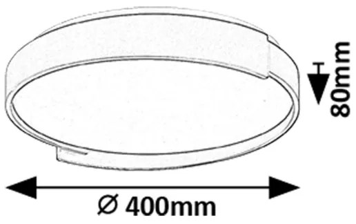 Rabalux 71305 - LED Dimmelhető mennyezeti lámpa LALEH LED/24W/230V 3000-6500K + távirányító