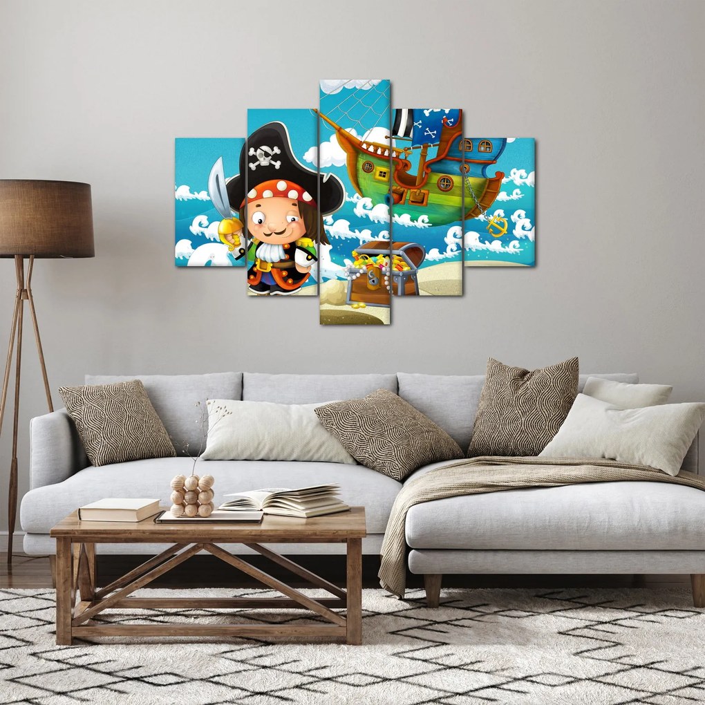 Kép - kalóz kincs (150x105 cm)