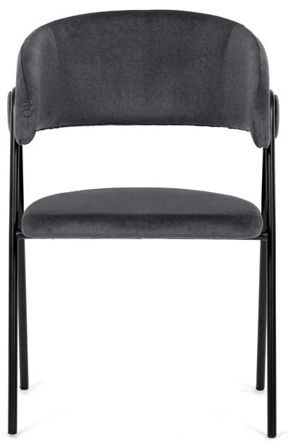 Szürke Bársony Étkezőszék. DCL-X7130 GREY2