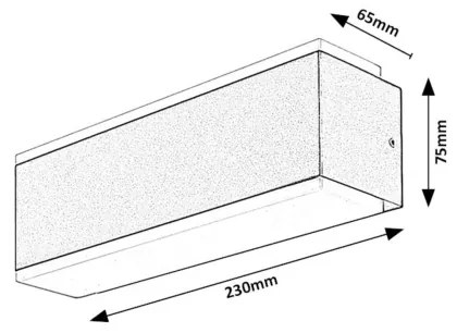 Rabalux 77114 - LED Kültéri fali lámpa MATARO LED/12W/230V IP54