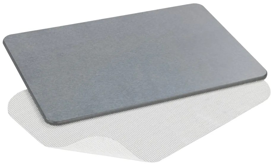 Szürke kovaföld fürdőszobai kilépő 39x60 cm Simi – Wenko