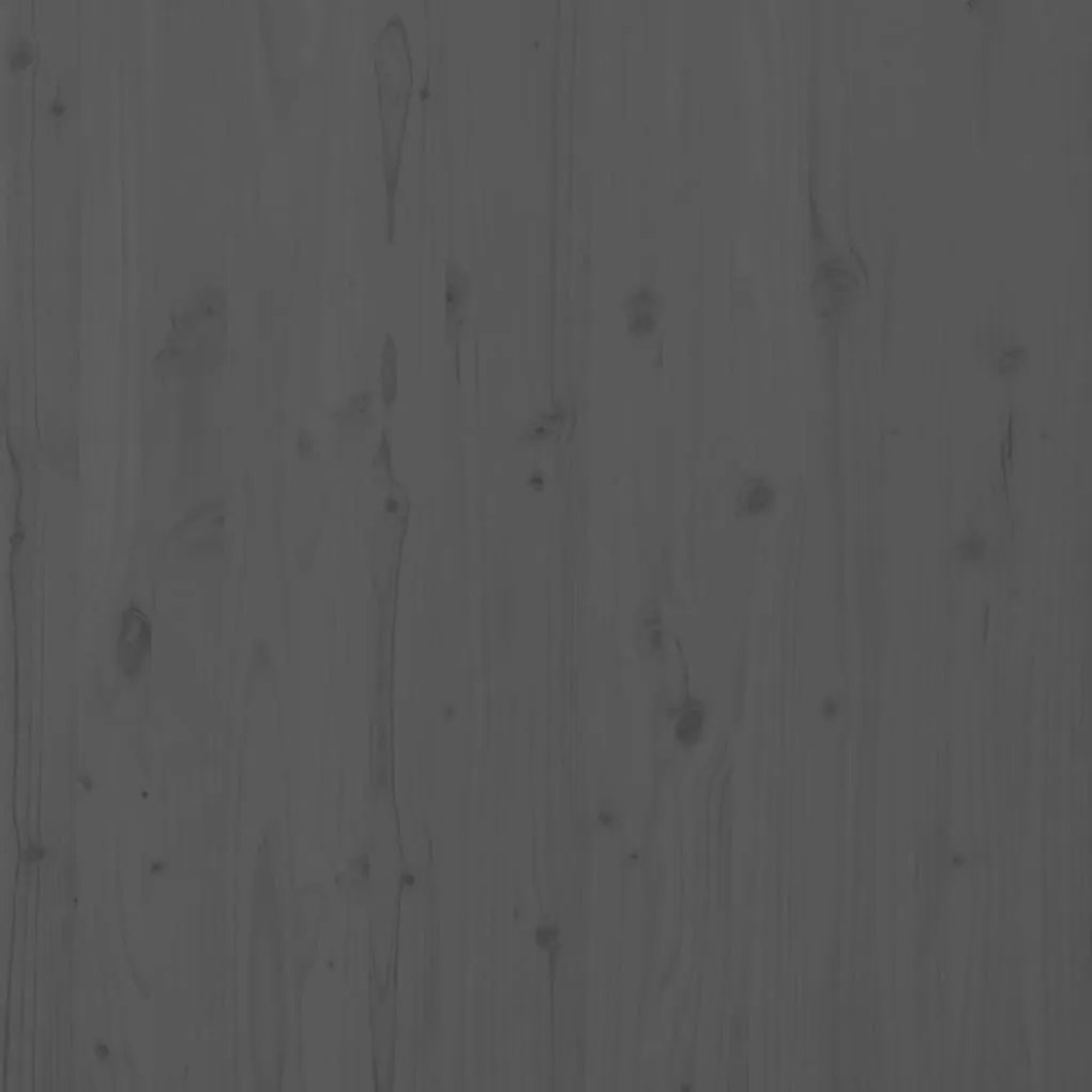 szürke tömör fenyőfa fali fejtámla 141 x 3 x 91,5 cm
