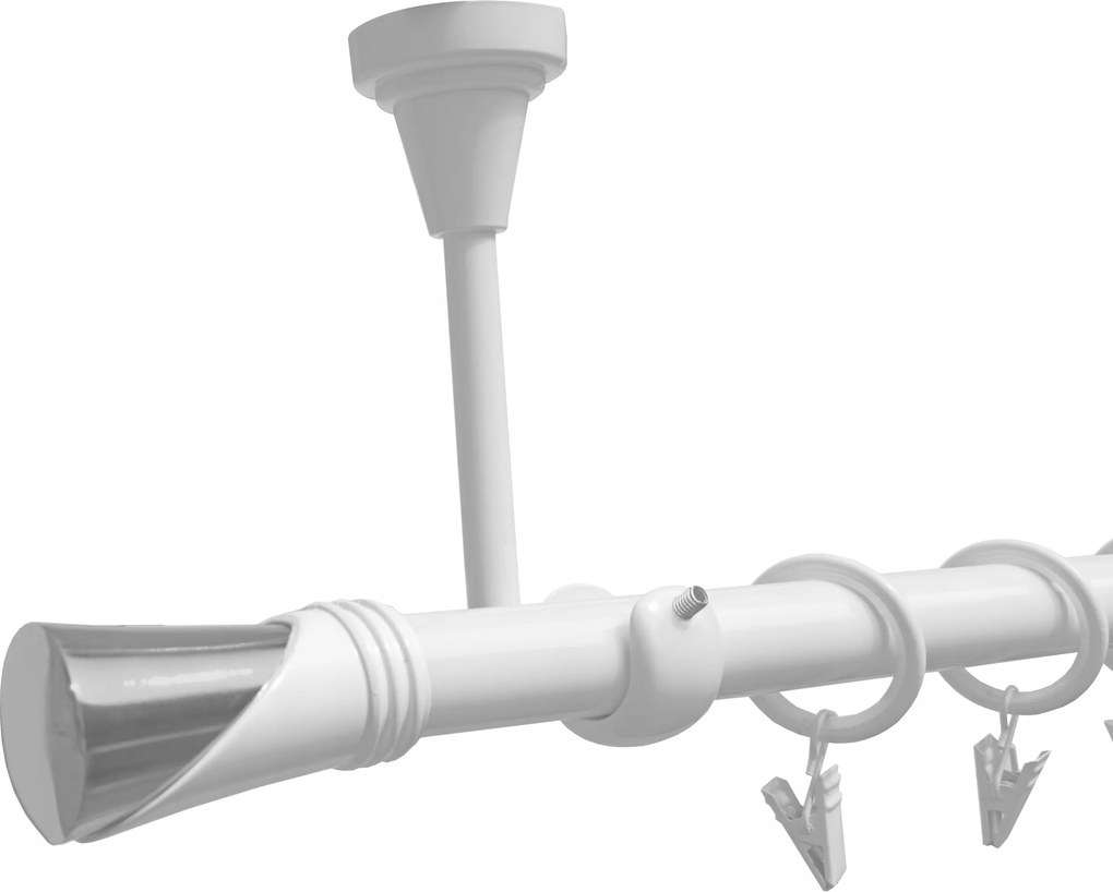 Mennyezeti Függönykarnis Fehér 19mm Vega 320cm csendes