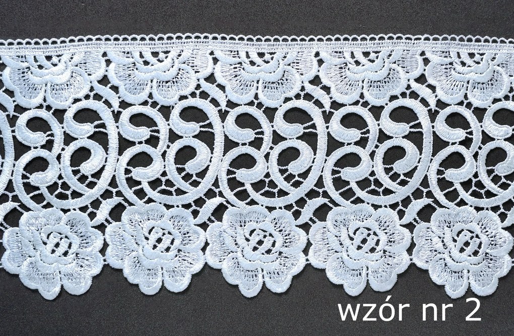 Gipsz Csipke Függöny Asztalterítő 20cm, Tekercs 28mb.