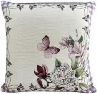 Dekoratív párnahuzat Eden 40x40cm lila kockás Chenille