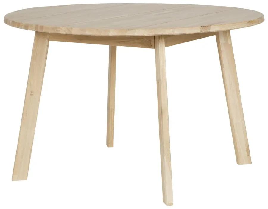 Disc tölgyfa étkezőasztal, ø 120 cm - WOOOD