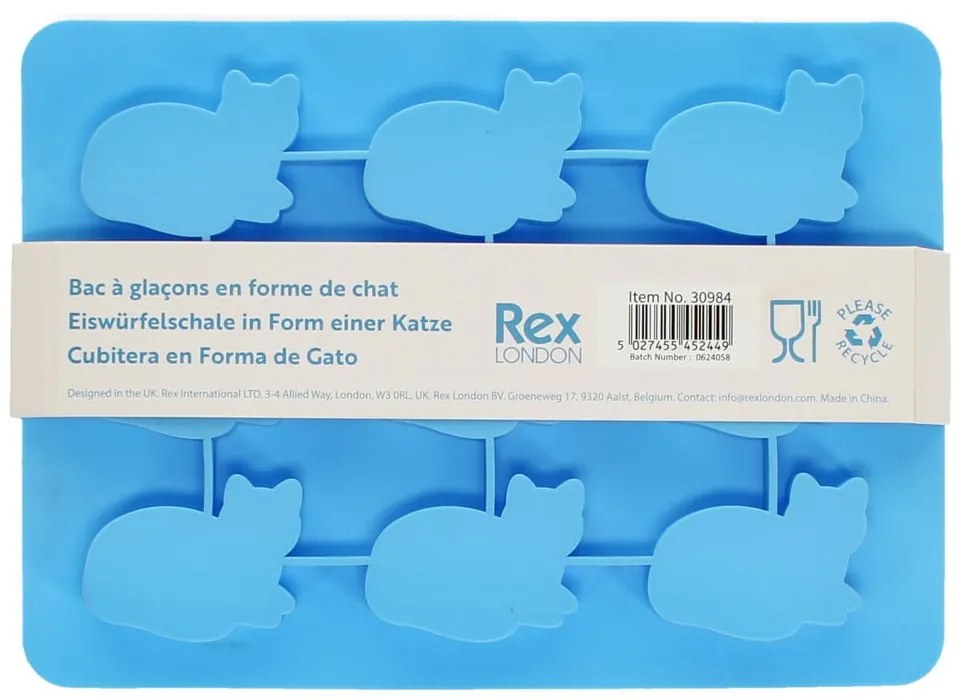 Szilikon jégkockatartó Kitty Cat – Rex London