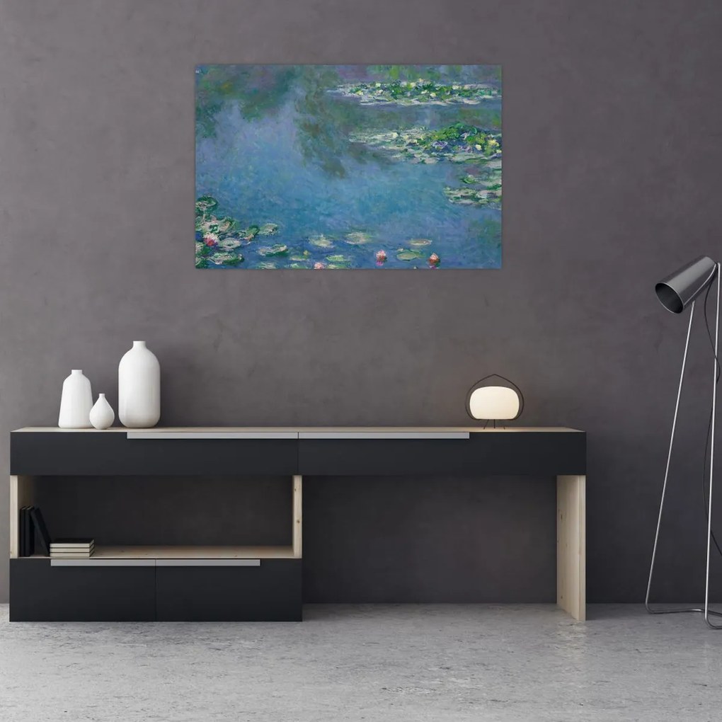 Kép - Claude Monet, Water Lilies, reprodukciók (90x60 cm)