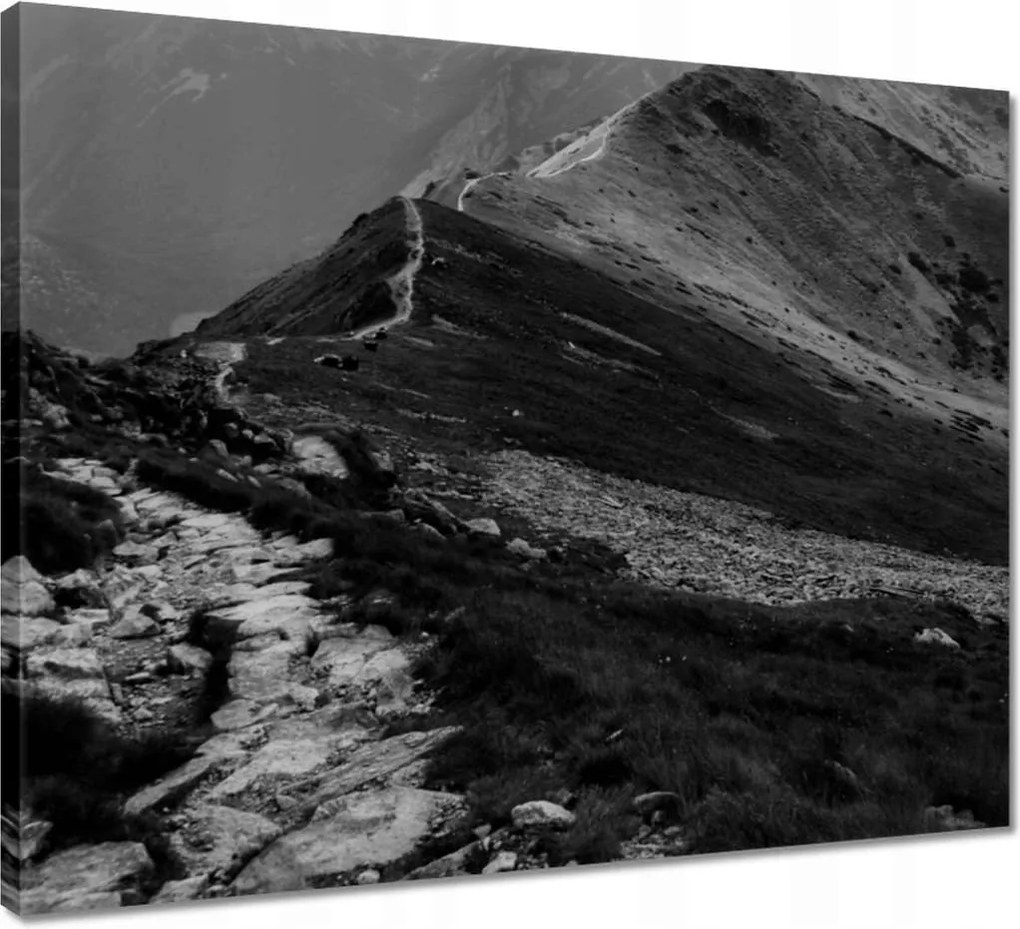 Vászonkép 50x40 Tátra Lengyel hegyek Kilátás