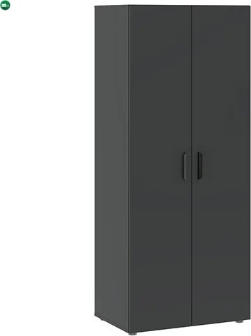 BASIC Ruhásszekrény Antracit Színben 74 cm 2D