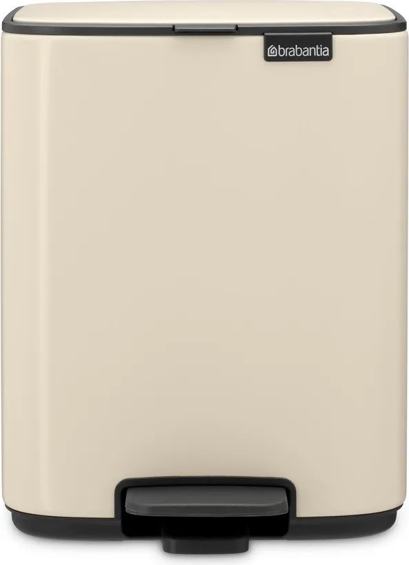 Bézs acél pedálos szemetes 7 l Bo – Brabantia