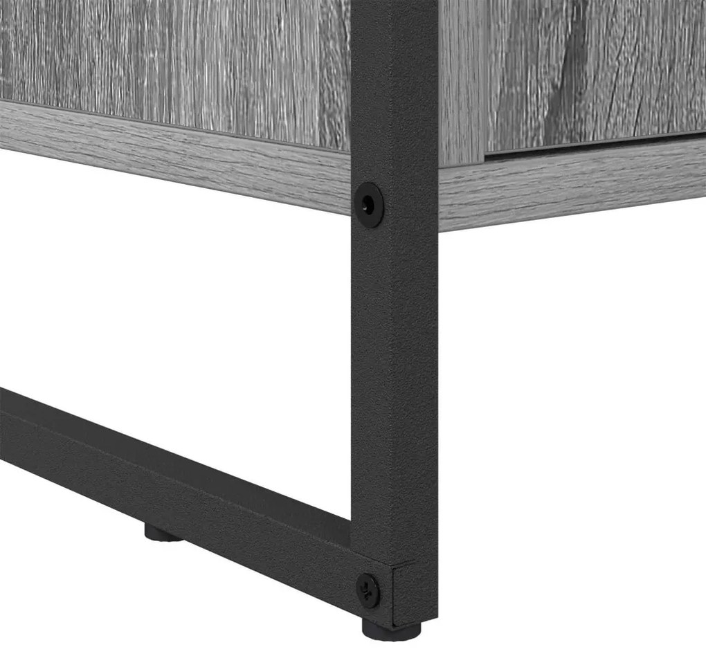 Cipőszekrény tárolóval Szürke Sonoma 79 x 36 x 100 cm Faanyag