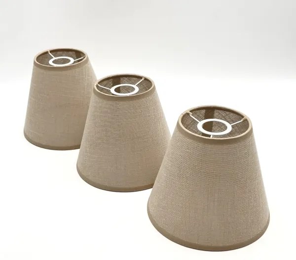 Brilagi - LED felületre szerelt csillár ANTHONY 3xE14/40W/230V tölgy/dió/bézs.