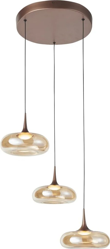 Italux modern függeszték tenele réz itxpnd-24028-3a-copp
