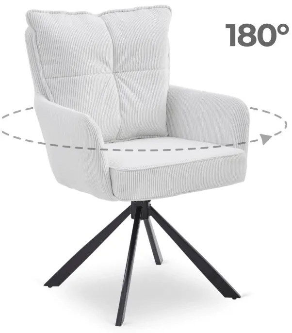 Forgó Étkező/Tárgyaló Krém Színben. CITY