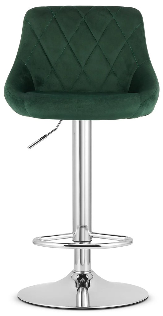 Zöld bárszék KAST VELVET
