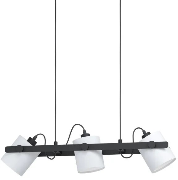 Eglo 43426 - Csillár zsinóron HORNWOOD 1 3xE27/28W/230V