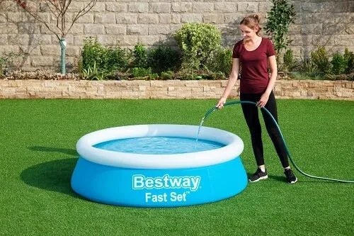 Bestway Lupa felfújható karimájú, puhafalú medence 183 x 51 cm