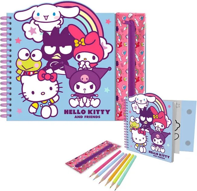 Hello Kitty Friends Rainbow kreatív szett