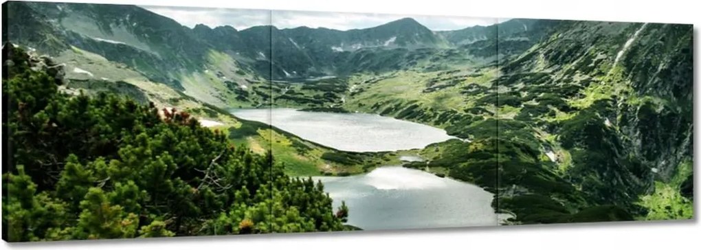 Vászonkép 120x40 Tátra Völgy 5 tó