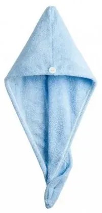 Hajturbán törölköző gyerekeknek - kék