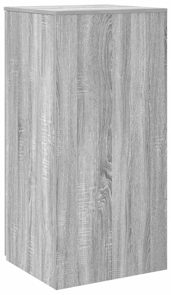 tároló szekrény szürke sonoma 50x45x103,5 cm szerelt fa