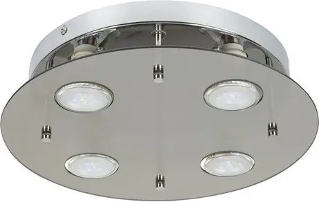 Rabalux beltéri mennyezeti lámpa gu10 4x15w króm/fehér naomi