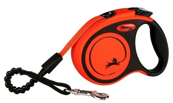 Flexi önbehúzó póráz Xtreme XS, 3 m, 15 kg,narancssárga