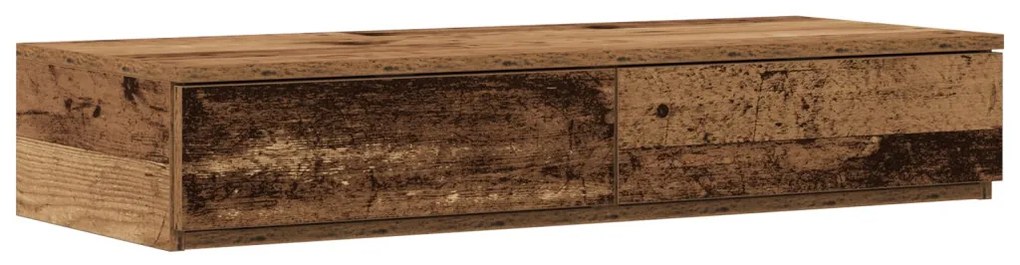 Ágyfiókok fiókkal Régi fa 80 x 36.5 x 16.5 cm Faanyag