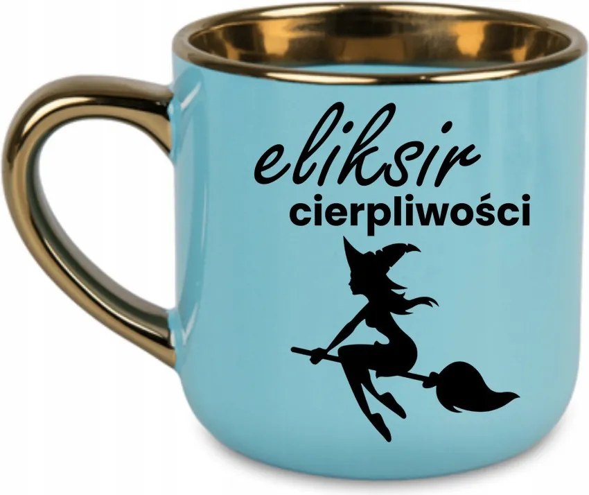 Elegáns bögre „Türelem elixír” 400 Kék