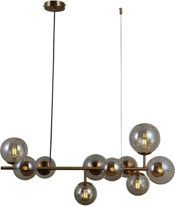 Italux glamour modern függeszték frontera borostyán mézédes itxpnd-40423-10a
