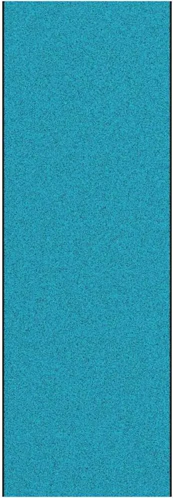 vidaXL Ajtószőnyeg Egyéb Cián és Fekete 120 x 350 cm Poliamid és PVC