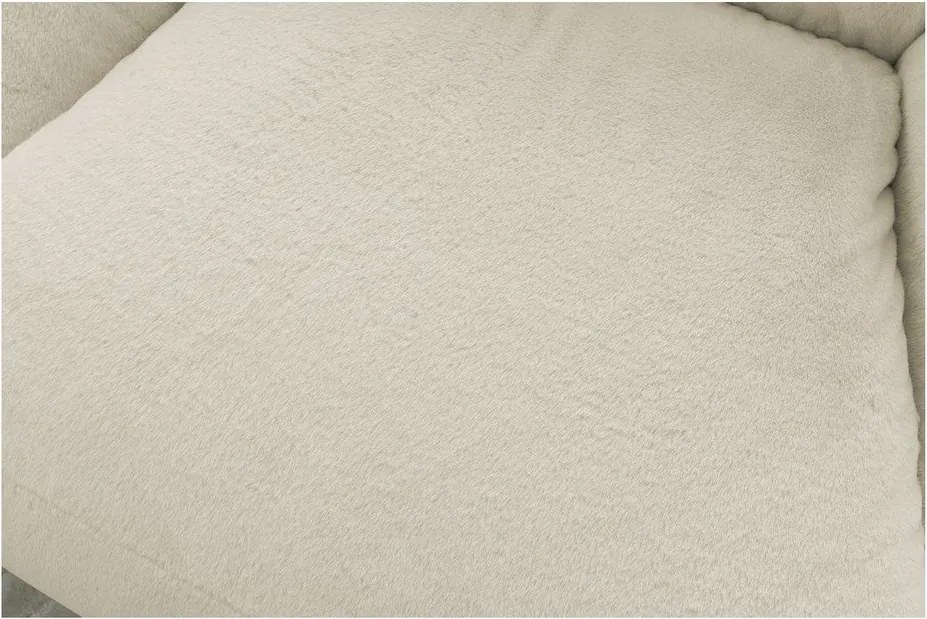 Krémszínű műszőrme babzsákfotel Lilibet – Bobochic Paris