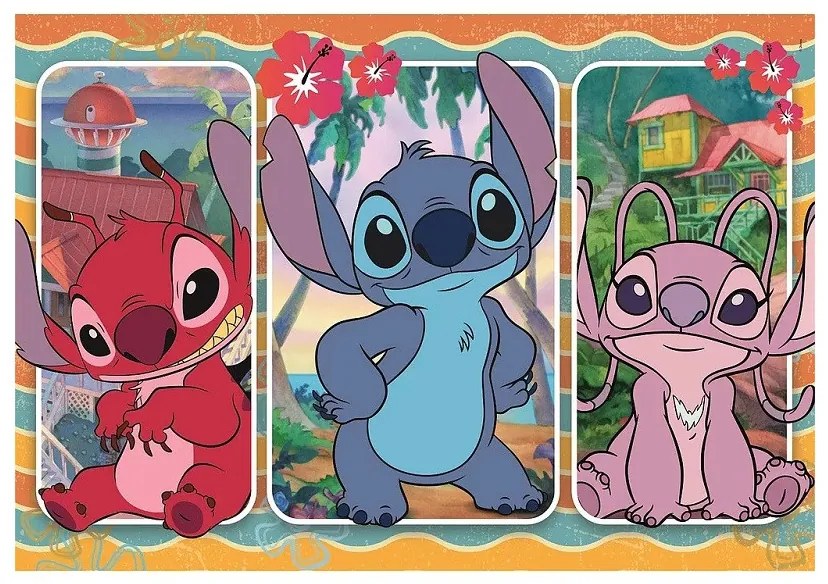 Disney Lilo és Stitch, A csillagkutya Evile 24 db-os maxi puzzle Clementoni