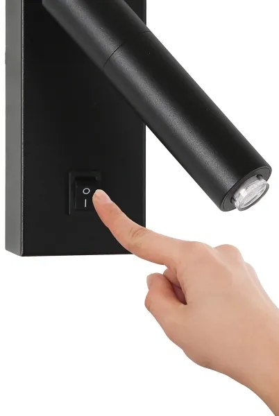 Brilagi - LED Fali spotlámpa MAYA 1xG9/7W/230V fekete