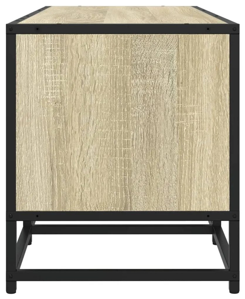 sonoma tölgy színű szerelt fa TV-szekrény 180 x 35 x 41 cm