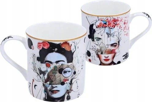 Porcelán Bögre Carmani Frida Kahlo by Loui Jover _ajándék Doboz