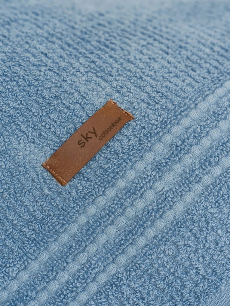 Törölköző Szett (3 db) Wellness - kék