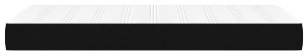 fekete szövet zsebrugós ágymatrac 90x200x20 cm