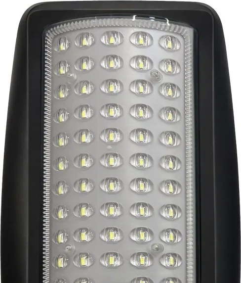 LED dimmelhető napelemes utcai lámpa érzékelővel VENICE 50W/4000 mAh IP65 fekete + távirányító