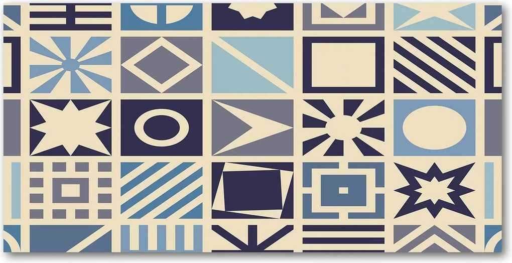 Konyhai panel Geometrikus háttér 120x60 cm Ragasztó