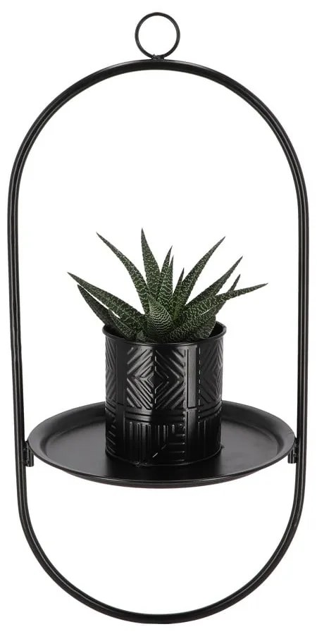 Fém fali függő virágcserép tartó (magasság 58 cm) – Esschert Design
