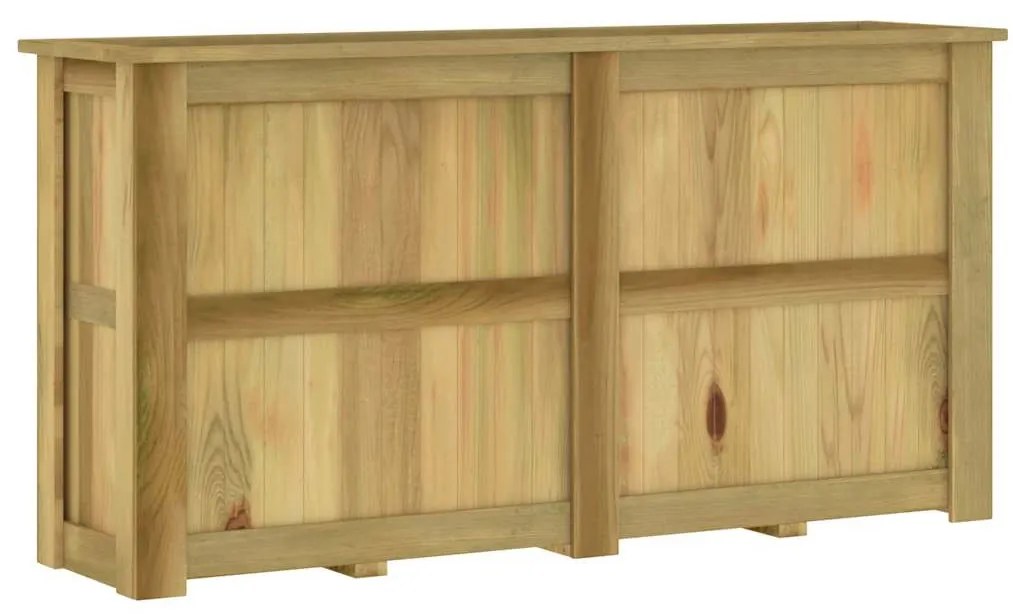 impregnált fenyőfa magaságyás 196 x 50 x 100 cm