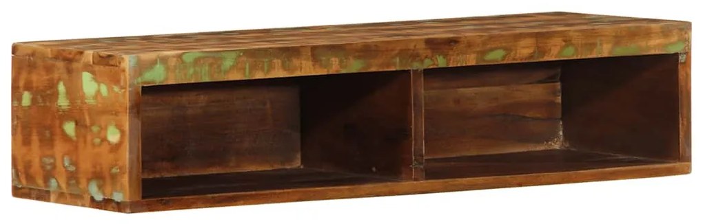 tömör újrahasznosított falra szerelhető TV-szekrény 80x30x19 cm